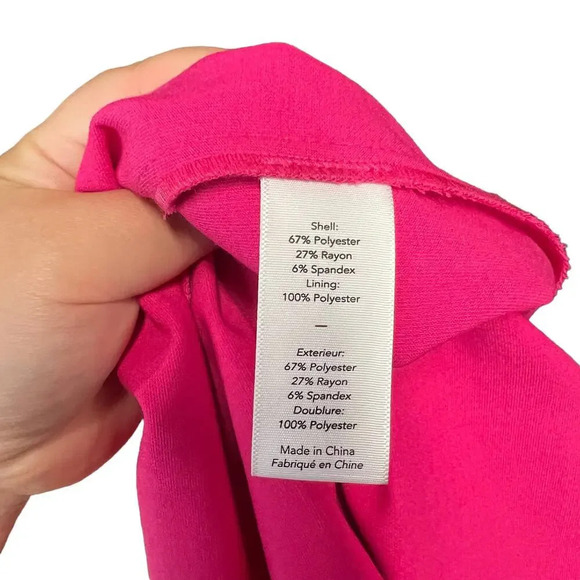 LIKELY Cordelia Dress in Fuchsia‎ Hot Pink Sleeveless Size 8 - Picture 13 of 14